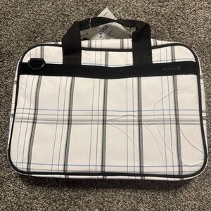 Hurley Black and White Computer Bag